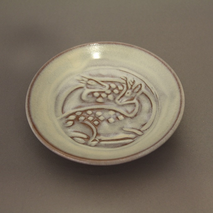 鹿皿（丸）