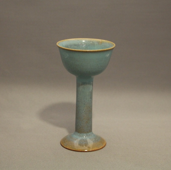 月白釉ワイン杯