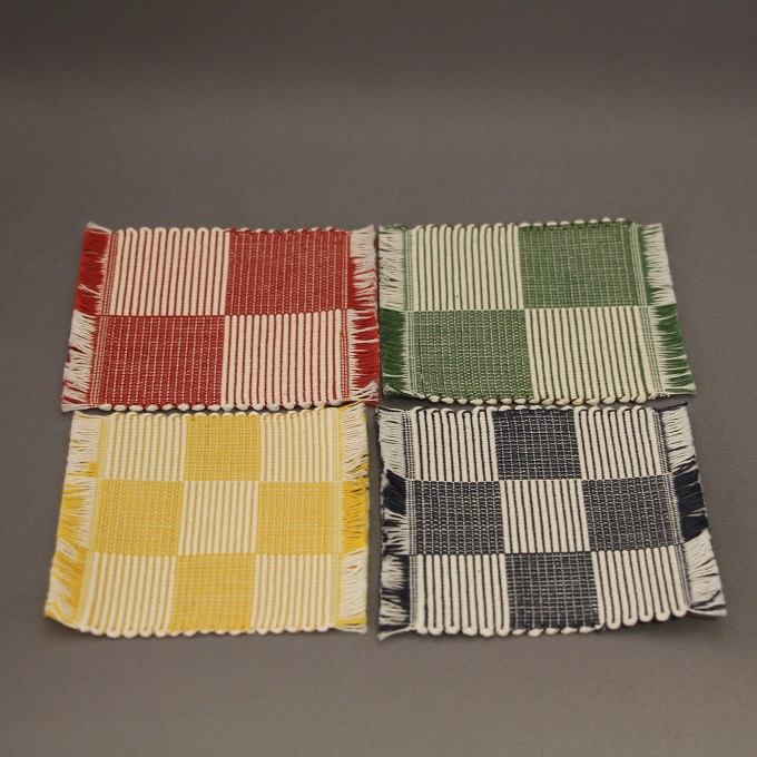 秋篠手織コースター