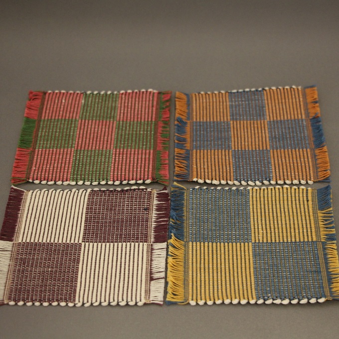 秋篠手織コースター