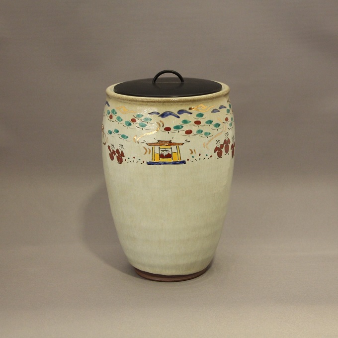 奈良絵中置水指